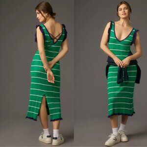 Daily Practice by Anthropologie Sweater Midi Dress nwt 1x new green